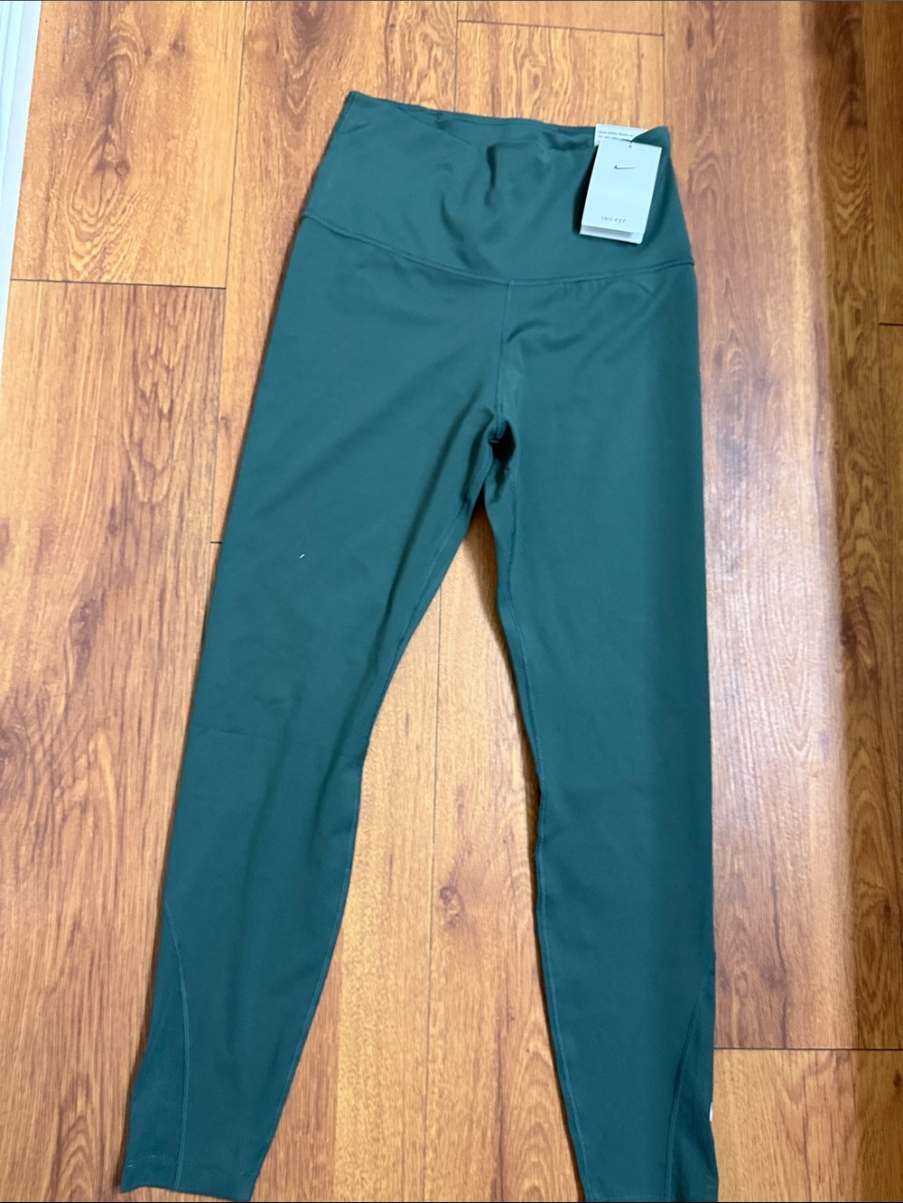 Nike Kids Olive Green High-Waist Leggings